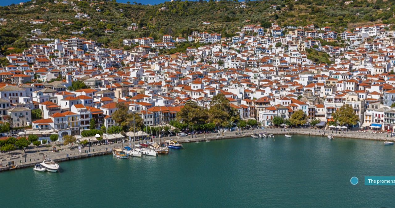 Skopelos Chora Town Panoramic