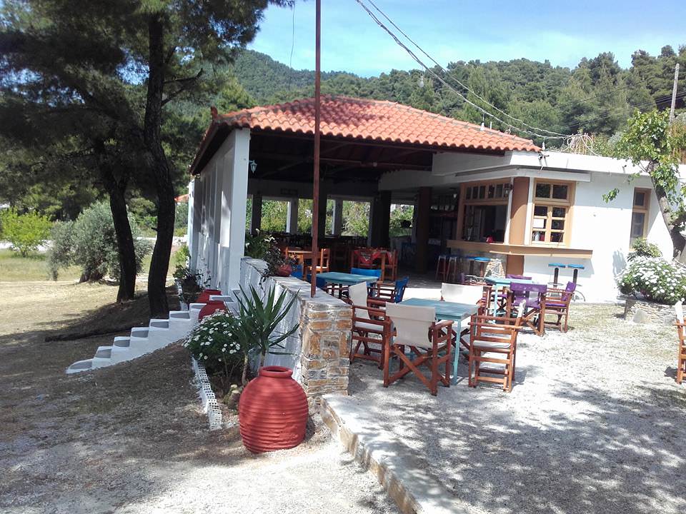 Milia Beach, Beaches Skopelos, Milia Taverna., Milia Restaurant