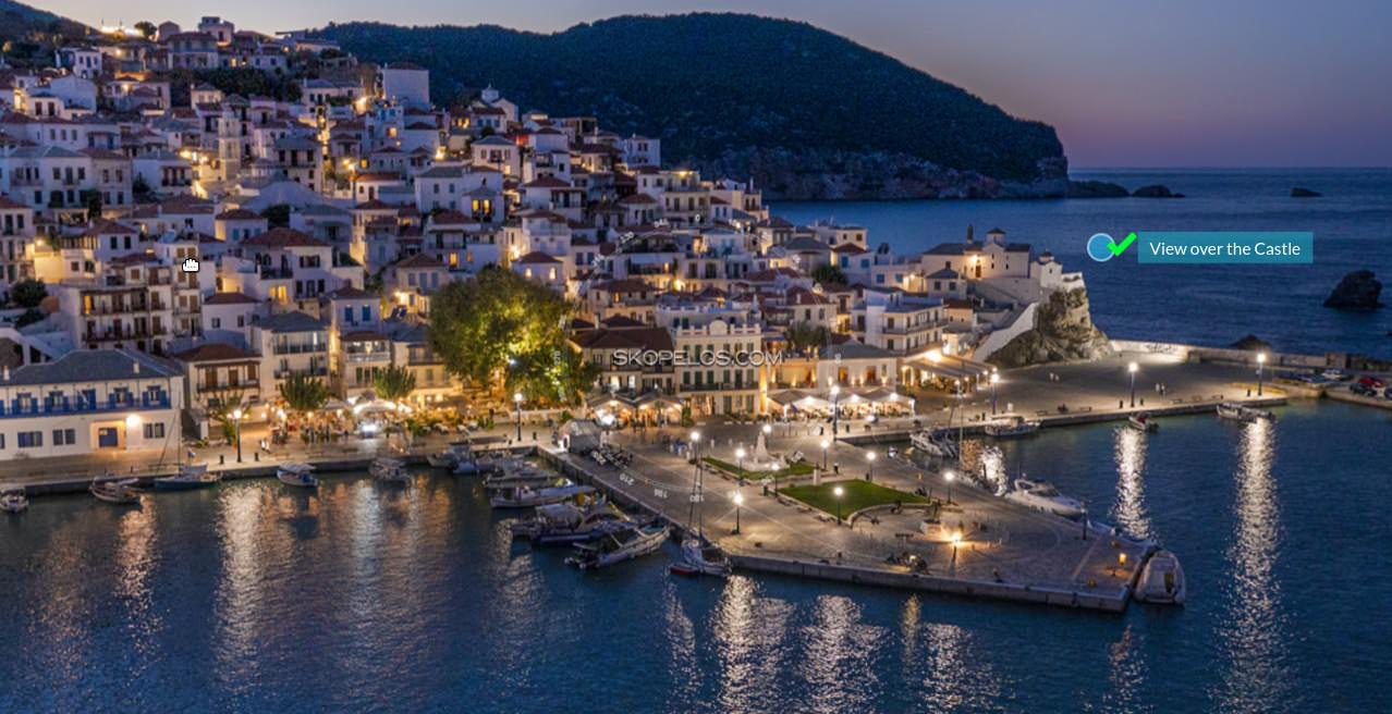 Skopelos Town Chora Night