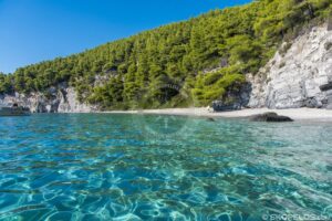 Skopelos Ekatopenintari Beach