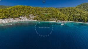 Skopelos Ekatopenintari Beach Beaches Accesiible Only By Boat