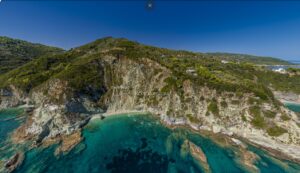 Σκόπελος Παραλία Σίμιλη, Παραλία Σίμιλη Παραλίες, Σκάφος Παραλίες, Αθέατο, Σποράδες, Αιγαίο, Απομονωμένη Παραλία, Ελλάδα