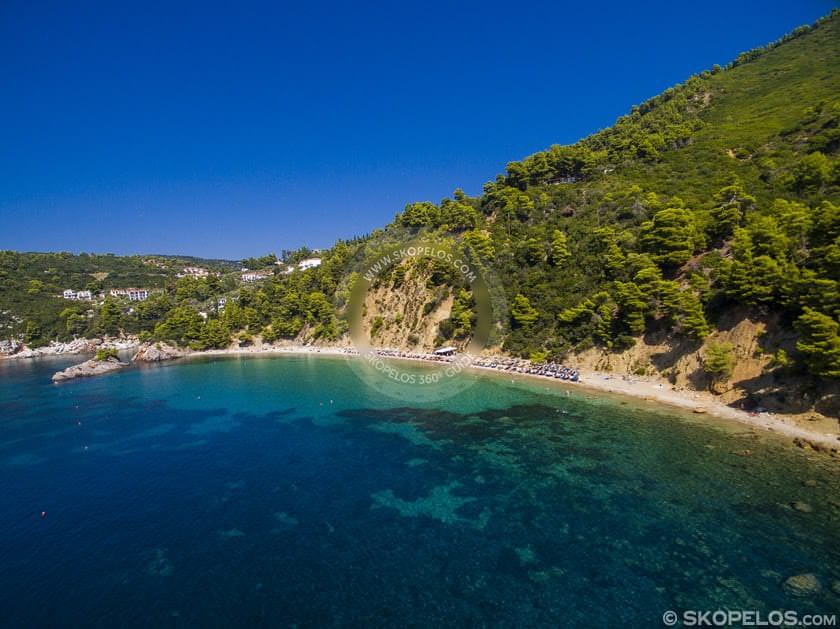Skopelos Stafilos Beach Aerial Photo