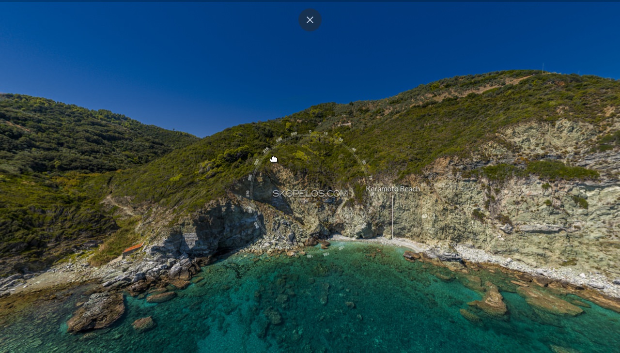 Σκόπελος Κεραμωτό Παραλία, Παραλία Κεραμωτό, Παραλίες Να Ανακαλύψετε, Νησί, Σποράδες Αιγαίο, Φωτογραφίες Πληροφορίες