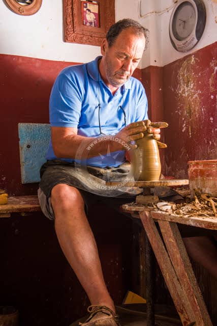 nikos rodios skopelos, pottery skopelos, artists skopelos Nikos Rodios Skopelos, Pottery Artists
