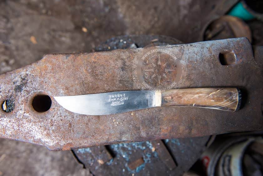 Knife Making, Knife Makers, Skopelos Local Artists. Tradition And Culture. Christos Patsis, Antonis Ampelakias. Shopping. Traditional Handmade Knives