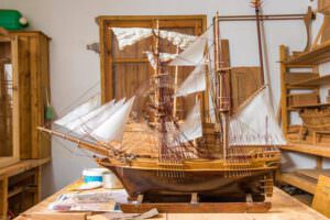 Skopelos Artists Boudalas Mpountalas Yannis Wood Microshipping Model Shipmaker 65