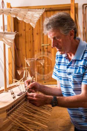 Skopelos Artists Boudalas Mpountalas Yannis Wood Microshipping Model Shipmaker 69