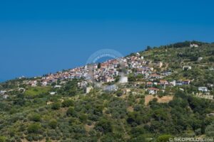 Skopelos Glossa Town Village Photo
