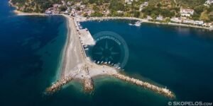 Λουτράκι Γλώσσας Σκοπέλου, Σκόπελος Λουτράκι Λιμάνι, Λουτράκι Γλώσσα, Λιμάνια, Πλοία, Δρομολόγια, Πληροφορίες