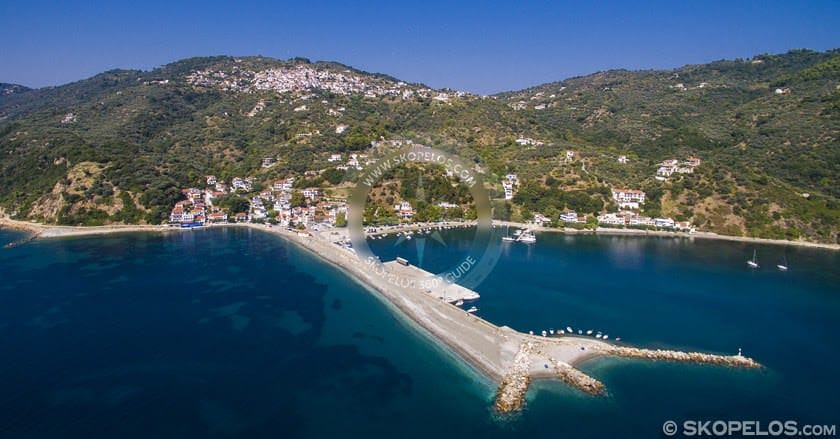 Loutraki port Skopelos, villages Skopelos, glossa Skopelos, ports Skopelos Loutraki Port Skopelos, Villages Glossa Ports