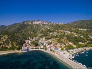 Skopelos Ports Glossa Loutraki Port Aerial Photos