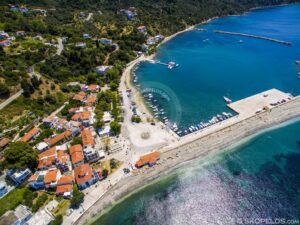 Skopelos Ports Glossa Loutraki Port Aerial Photo