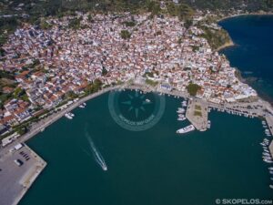 Sporades Islands, Skopelos Town, Chora Of Village, Traditional Settlement