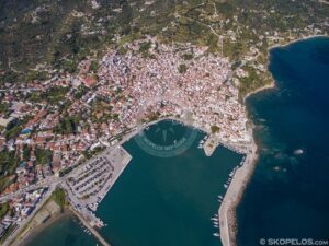 Sporades Islands, Skopelos Town, Chora Of Village, Traditional Settlement
