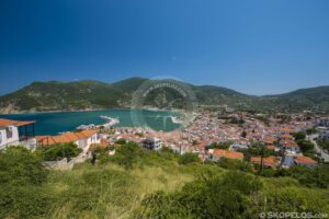 Sporades Islands, Skopelos Town, Chora Of Village, Traditional Settlement