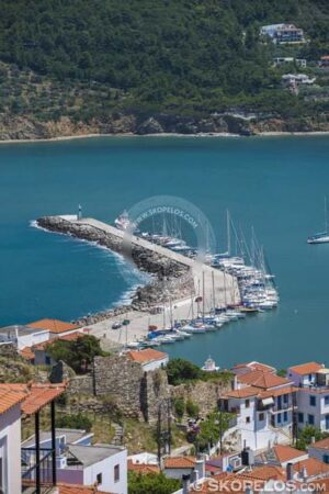 Sporades Islands, Skopelos Town, Chora Of Village, Traditional Settlement