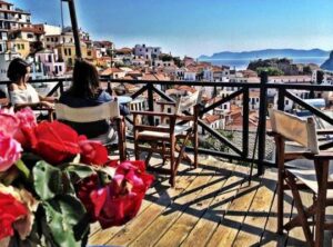 Skopelos Big Blue Cafe