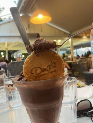 Skopelos Dinas Cafes Breakfast Savory Flavours Ice Cream
