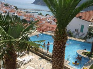 Skopelos Denise Hotel, Hotels, Hotel Denise, Town, Port, Mamma Mia Island, Greece, Greek Islands