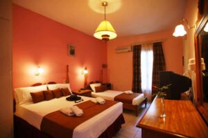 Skopelos Dolphin Hotel, Hotels, Hotel Dolphin, Accommodation, Town, Port, Mamma Mia Island, Aegean Greece