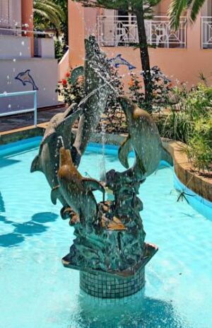 Skopelos Dolphin Hotel, Hotels, Hotel Dolphin, Accommodation, Town, Port, Mamma Mia Island, Aegean Greece