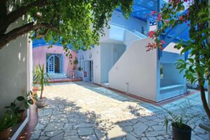 Skopelos Dolphin Hotel, Hotels, Hotel Dolphin, Accommodation, Town, Port, Mamma Mia Island, Aegean Greece