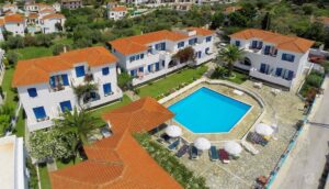 Skopelos Sunrise Village Hotel, Hotels Sunrise Village, Accommodation, Chora, Town, Port, Sporades, Greece