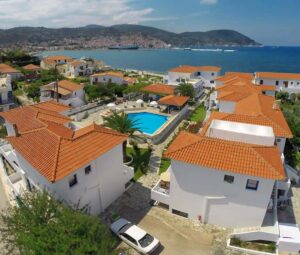 Skopelos Sunrise Village Hotel, Hotels Sunrise Village, Accommodation, Chora, Town, Port, Sporades, Greece