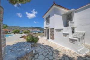 Skopelos Pool Villa Karavos Waterfront Chora Town Myloi