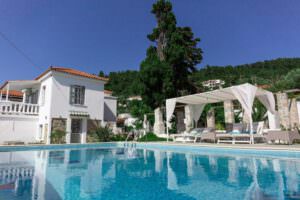 Skopelos Pool Villa Karavos Waterfront Chora Town Myloi