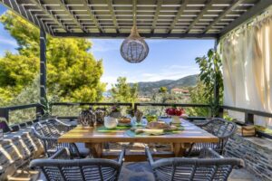 Skopelos Pool Villa Politimi, Pool Villas, Town, Mamma Mia Aegean Greece